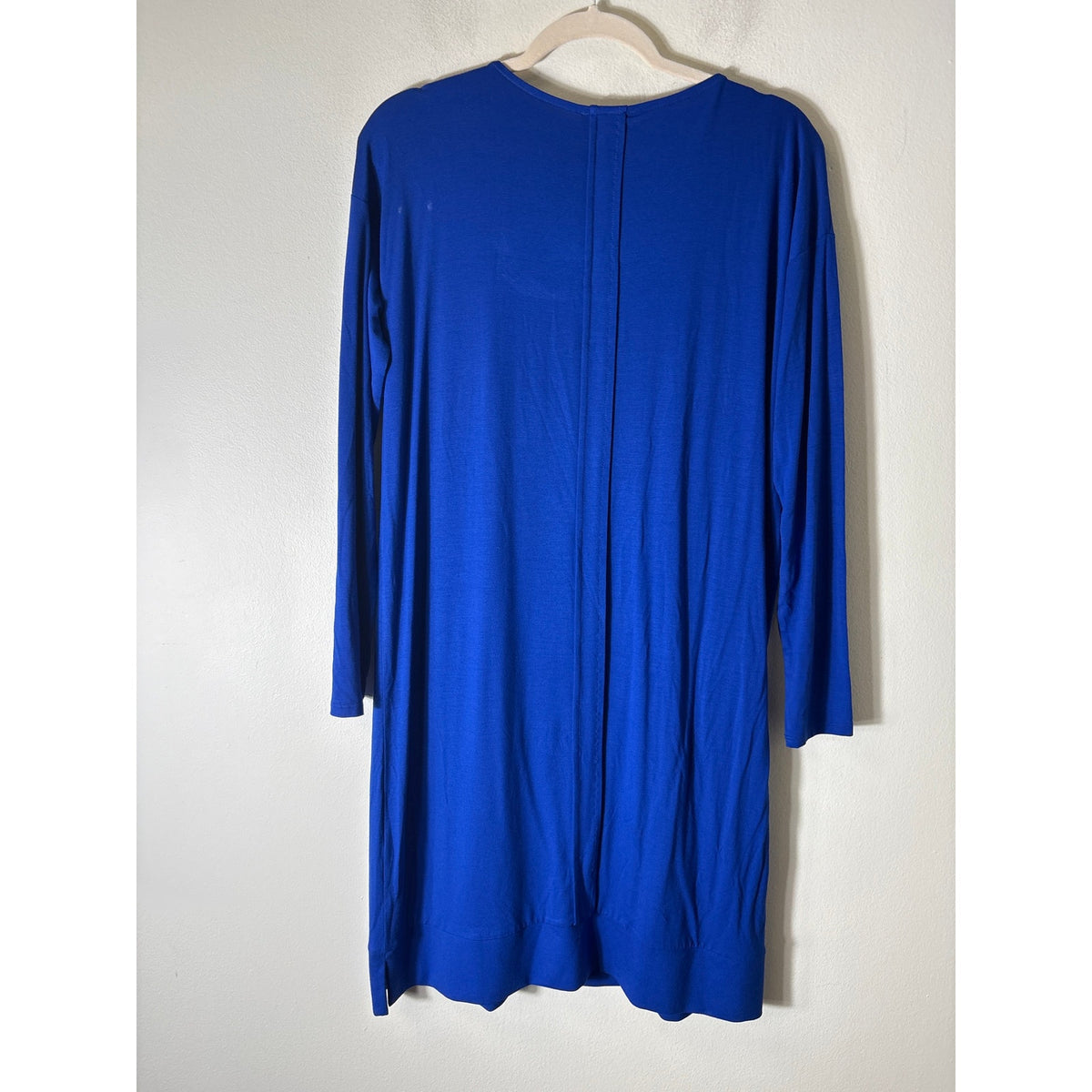 Eileen Fisher Bright Blue Long Sleeve Knee Length Dress Sz XS