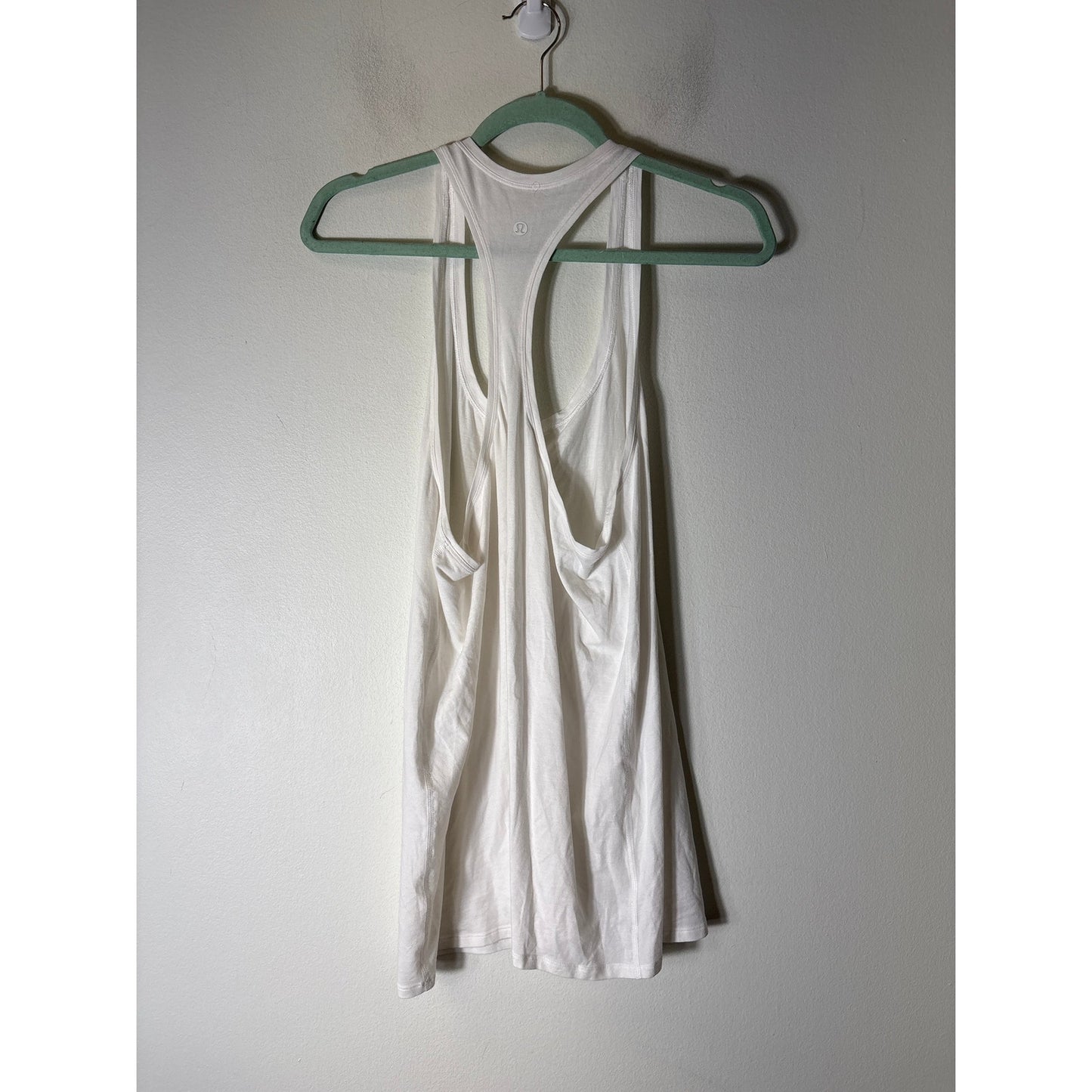 Lululemon White Racerback Sleeveless Tank Sz 8