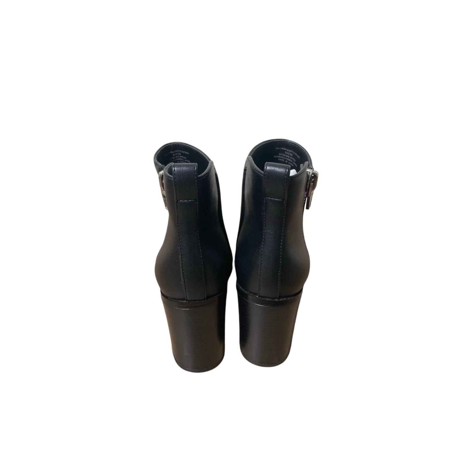 NWOB Katy Perry Black The Zaina Zip Up Bootie Sz 6