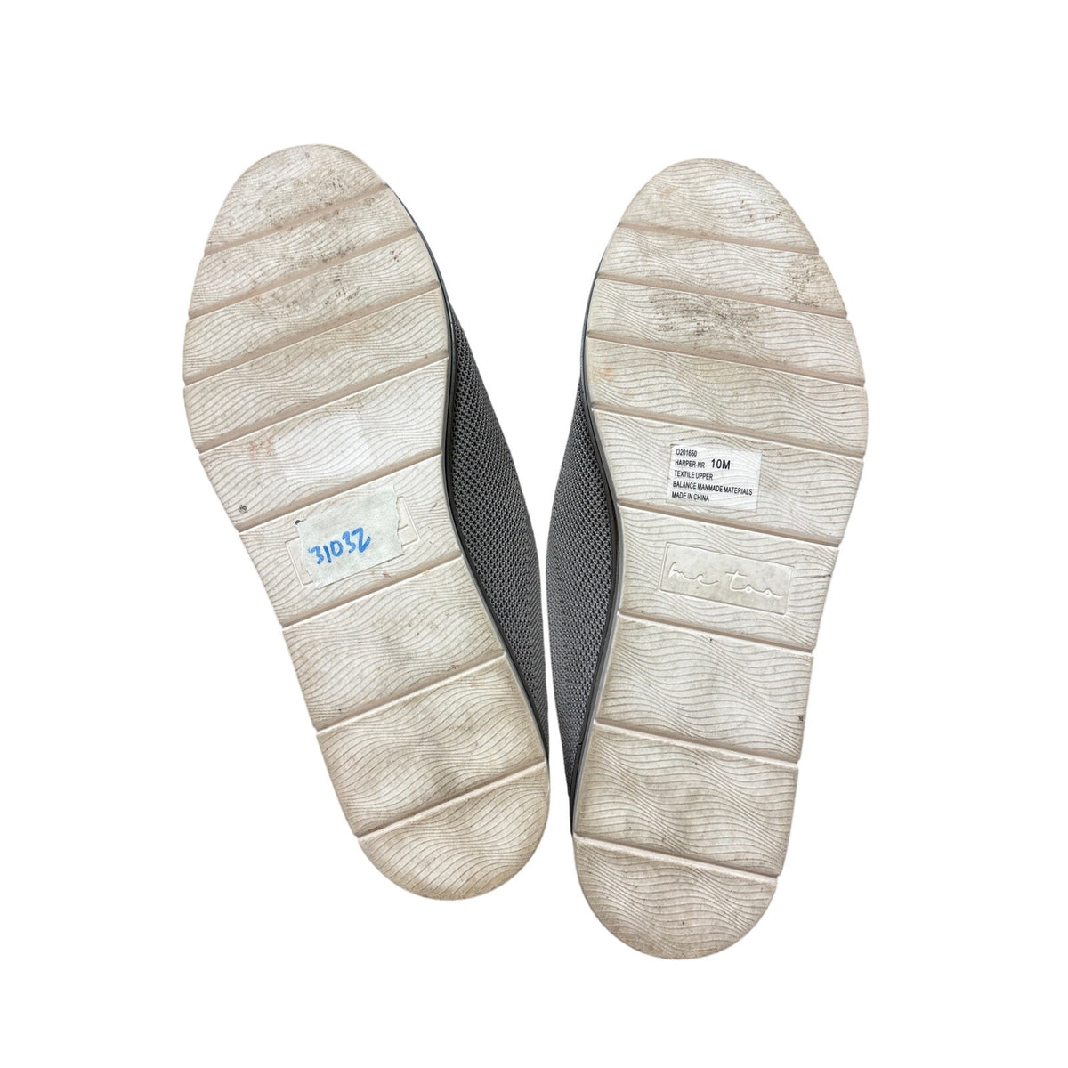 Me Too Tan Fabric Slide On Shoes Sz 10