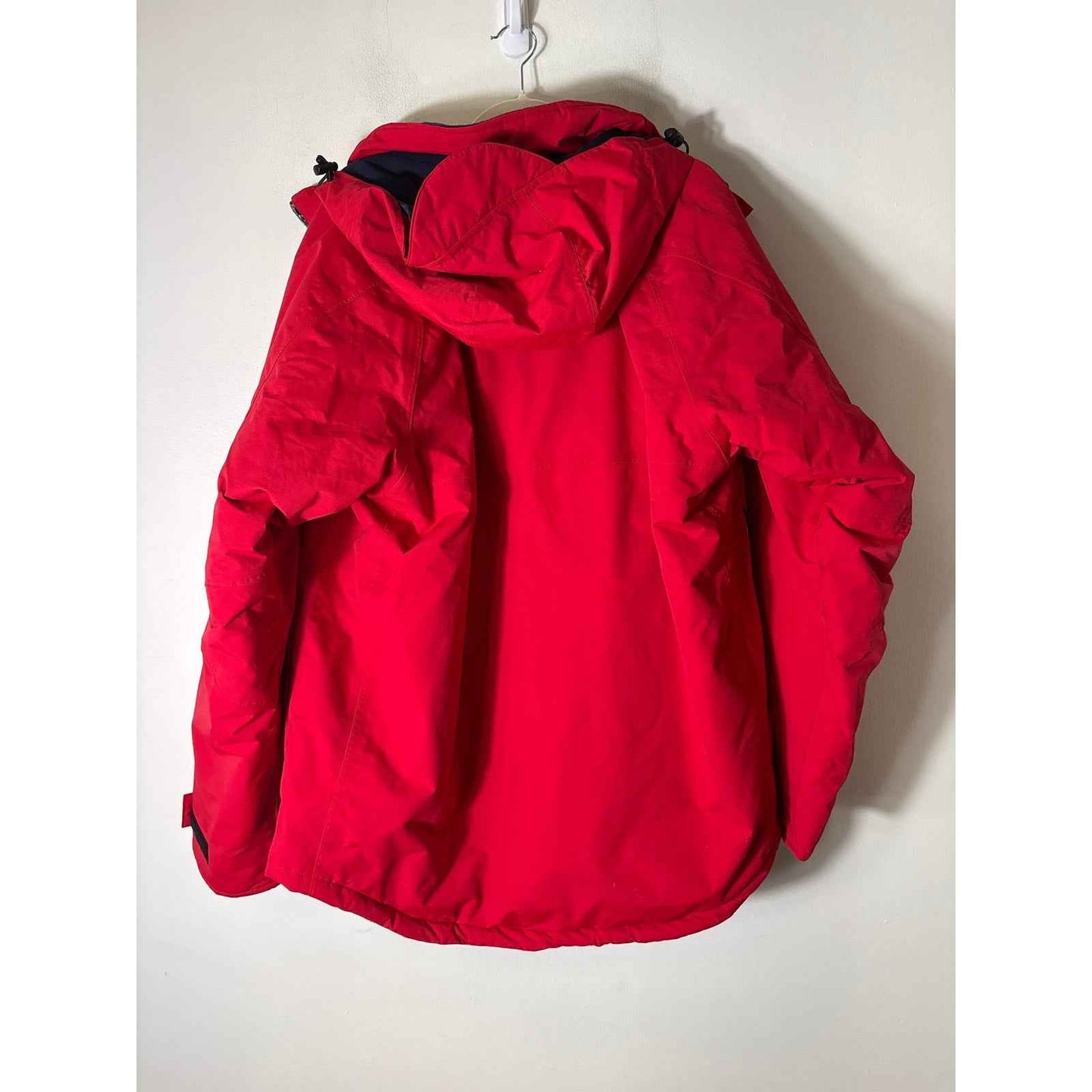 Men's Abercrombie & Kent Classic Red Long Sleeve Heavy Coat Sz XL