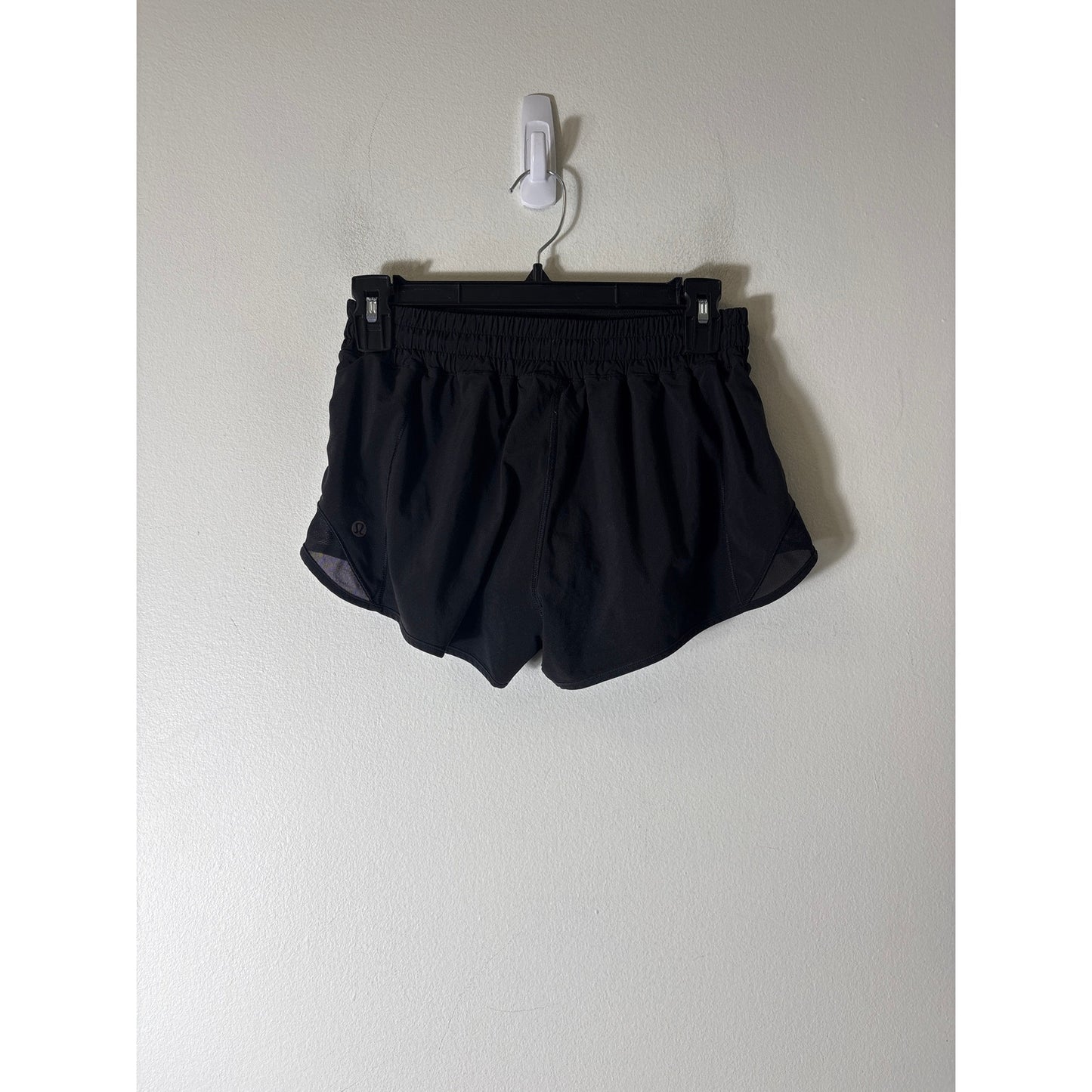 Lululemon Black With Mesh Insert Running Shorts Sz (fits like) XS