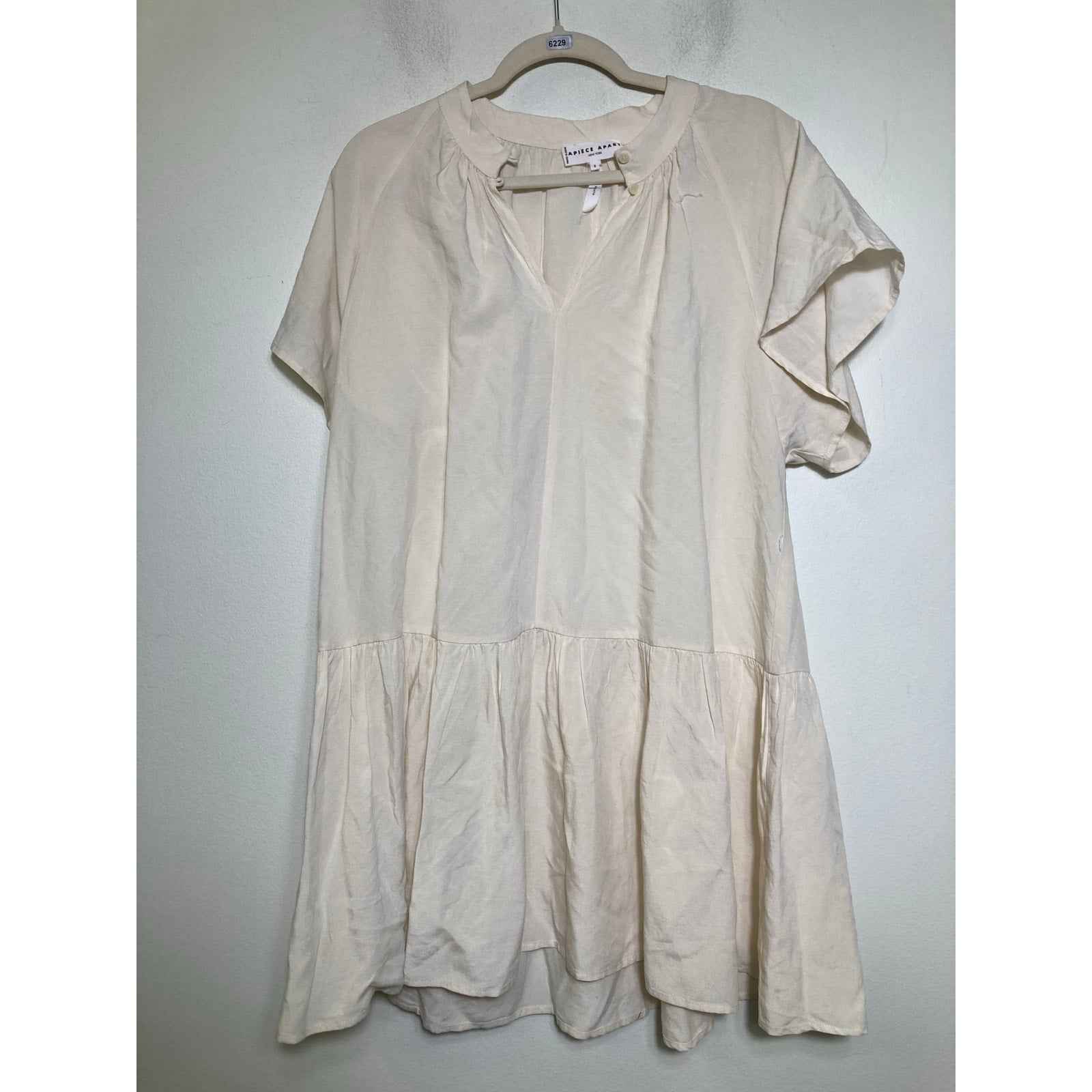 Apiece Apart Off White Mini Dress Sz 6