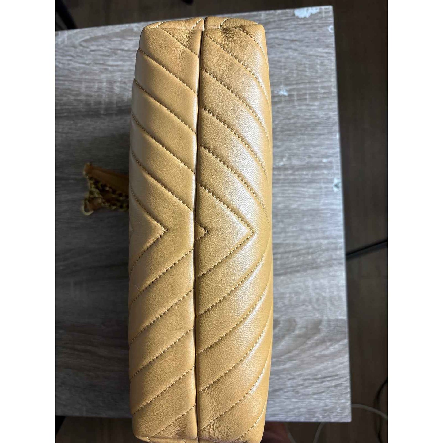 Quince Tan Quilted Leather Convertible Crossbody Bag