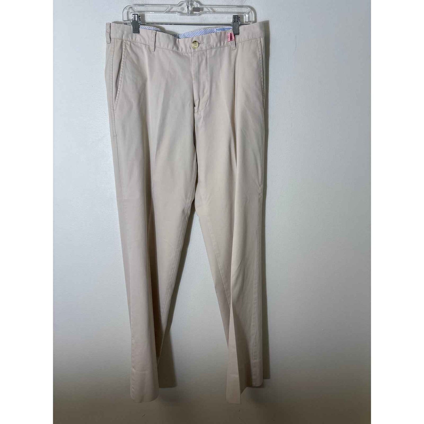 Men's Southern Tide Stone The Skipjack Flat Front Pants sz 34
