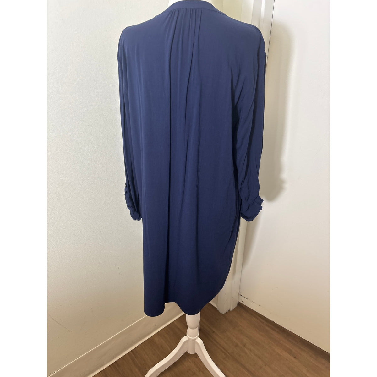Soft Joie Navy Front Pocket Shift Dress Sz M