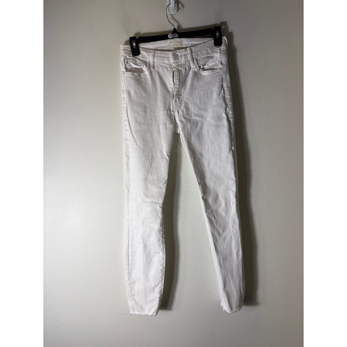 Mother High Waisted Looker Ankle Fray Jeans Sz 26