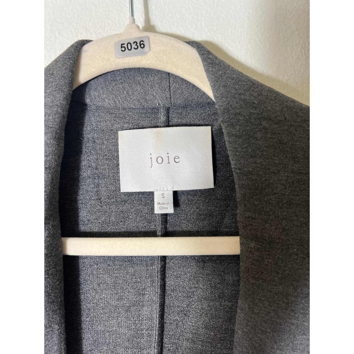 Joie Gray 3/4 Sleeve Jacket Sz S