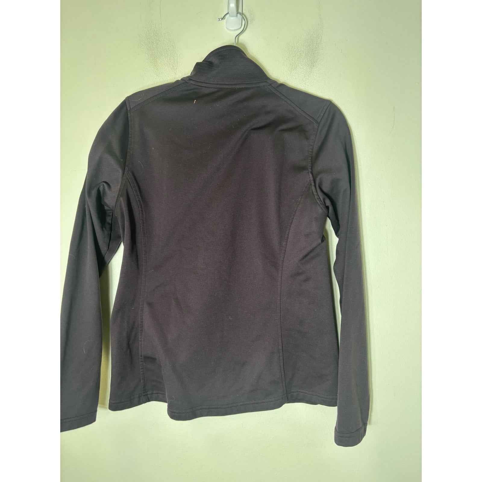 Woman's The North Face Deep Purple Long Sleeve Zip Up Jacket Sz M