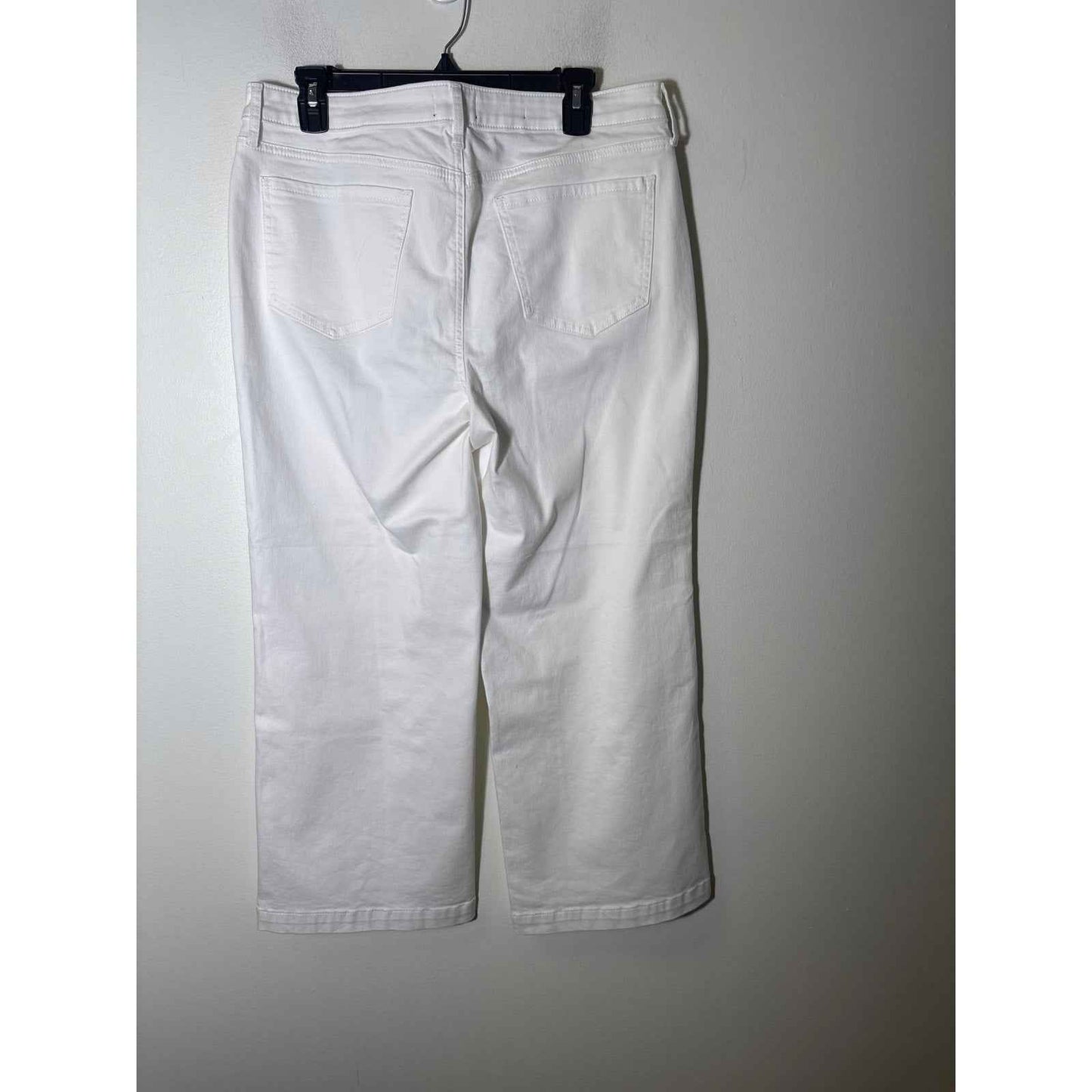 NYDJ Wide Leg White Denim Sz 12