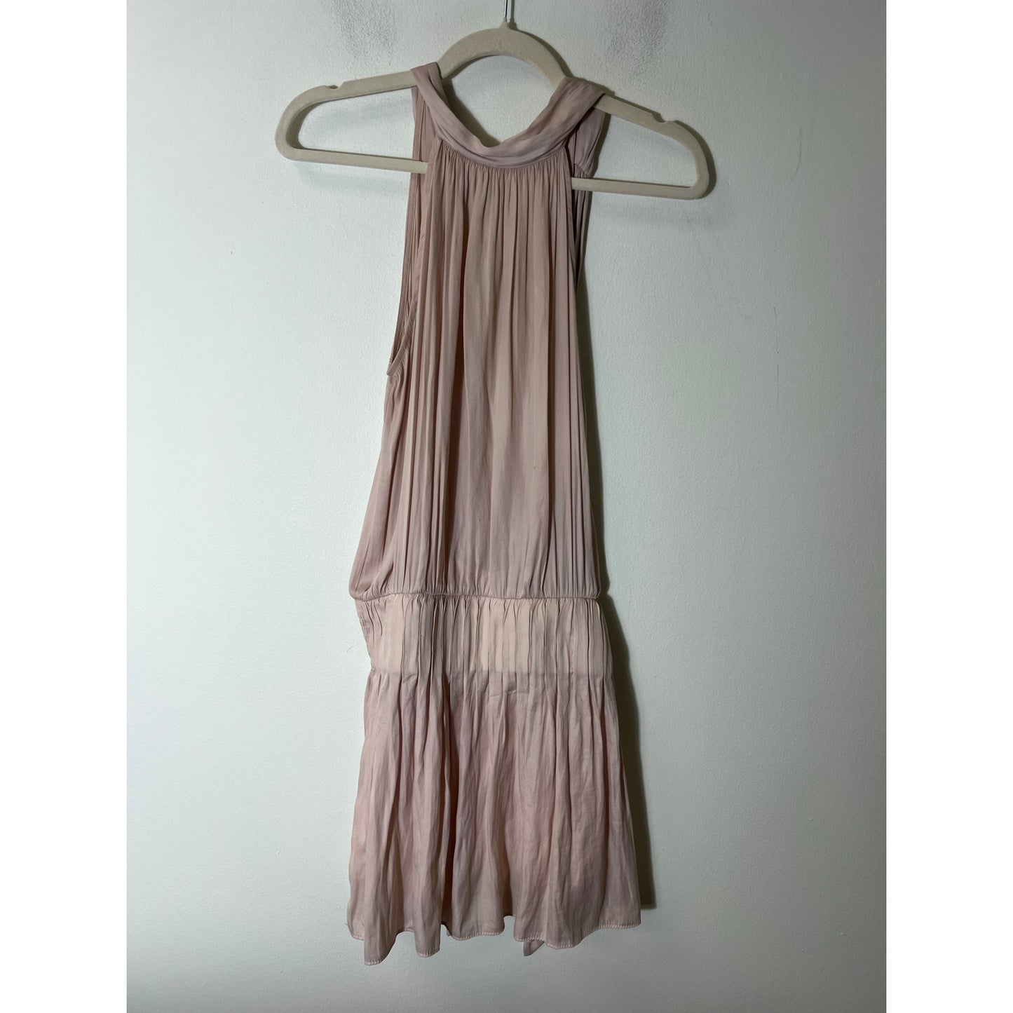 Do+Be Blush Pink Blouson Sleeveless Knee Length Sz S
