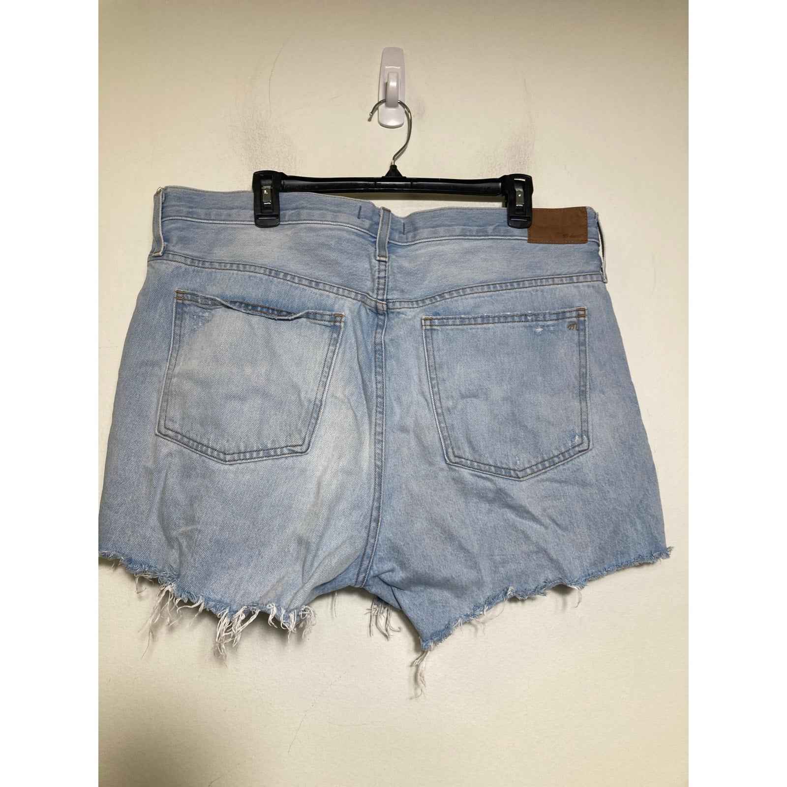 Madewell Blue Relaxed Denim Shorts Sz 33