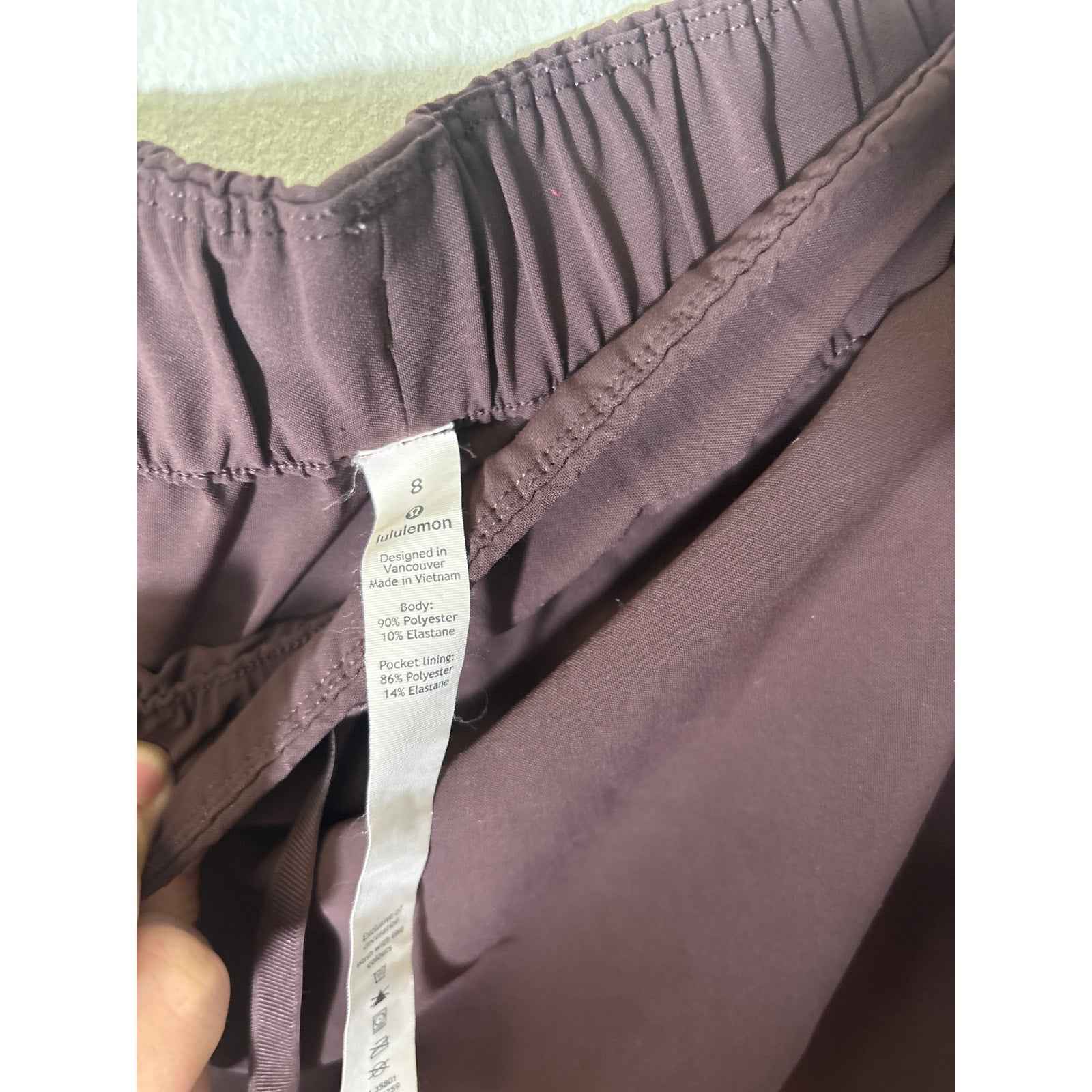 Lululemon Merlot Athletic Skirt Sz 8
