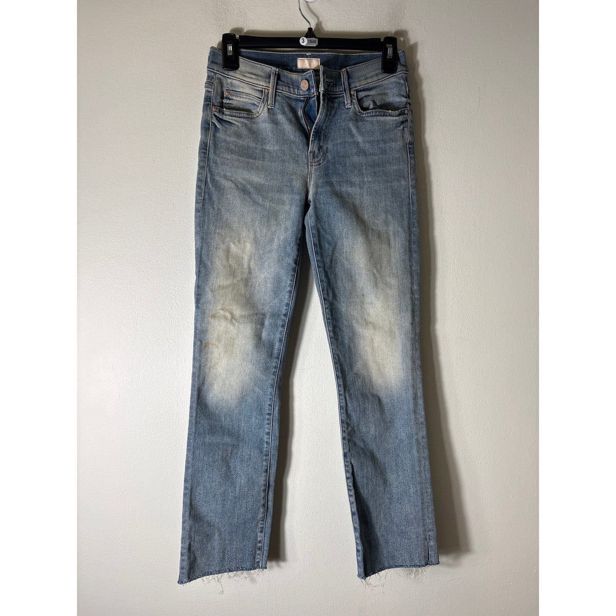 Mother Light Wash Rascal Ankle Snipet Blue Jeans Sz 26