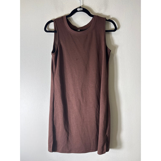 Anrabess Brown Shift Tee Dress Sz S