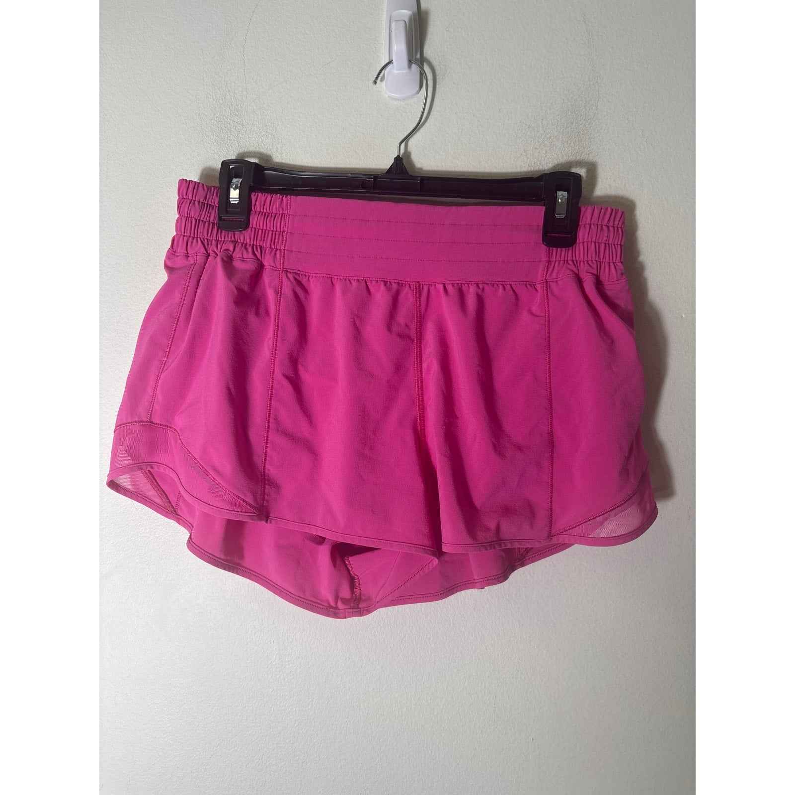Lululemon Hot Pink Athletic Shorts 2" Inseam Sz 10