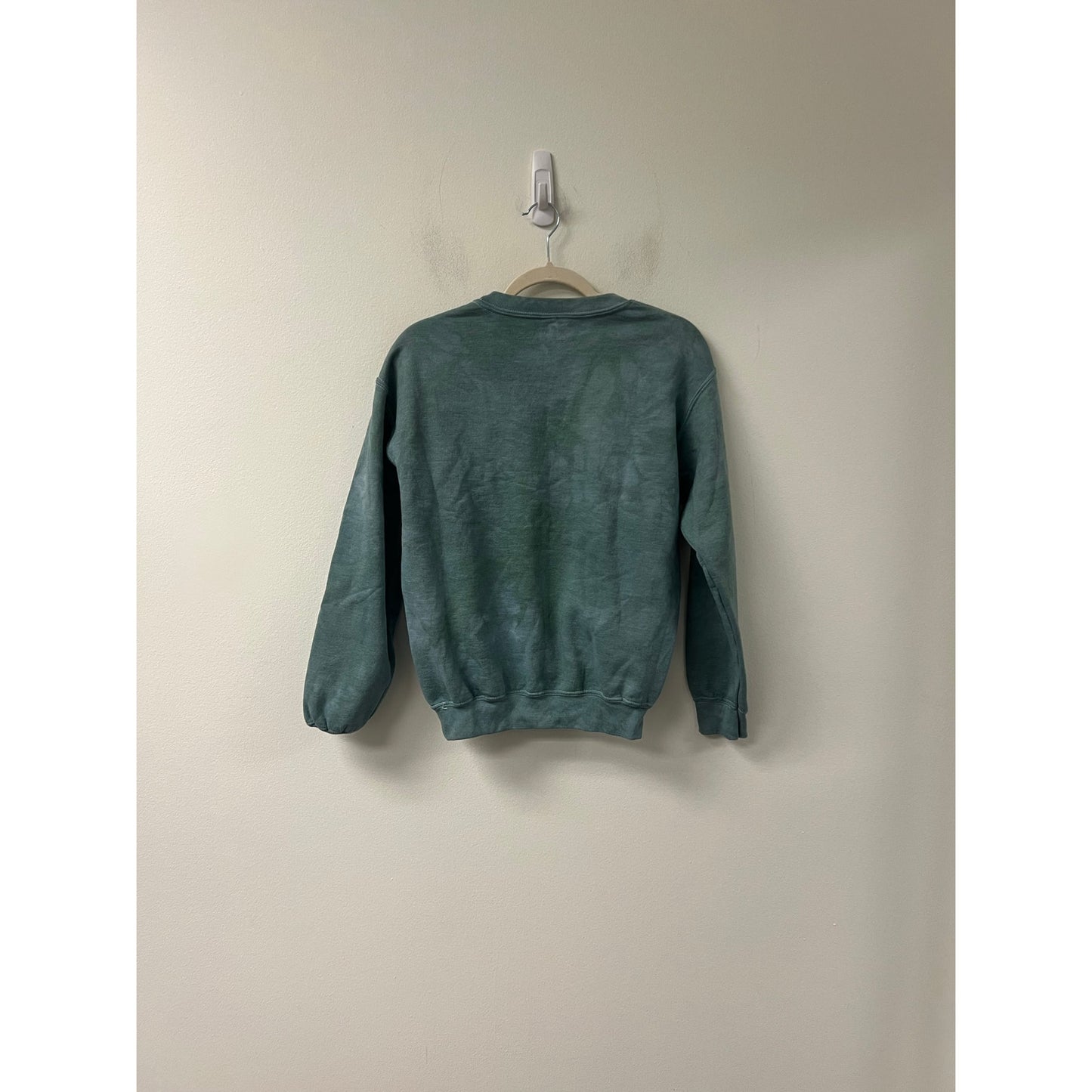 Park Barrett Green Embroidered Sweat Shirt Sz S