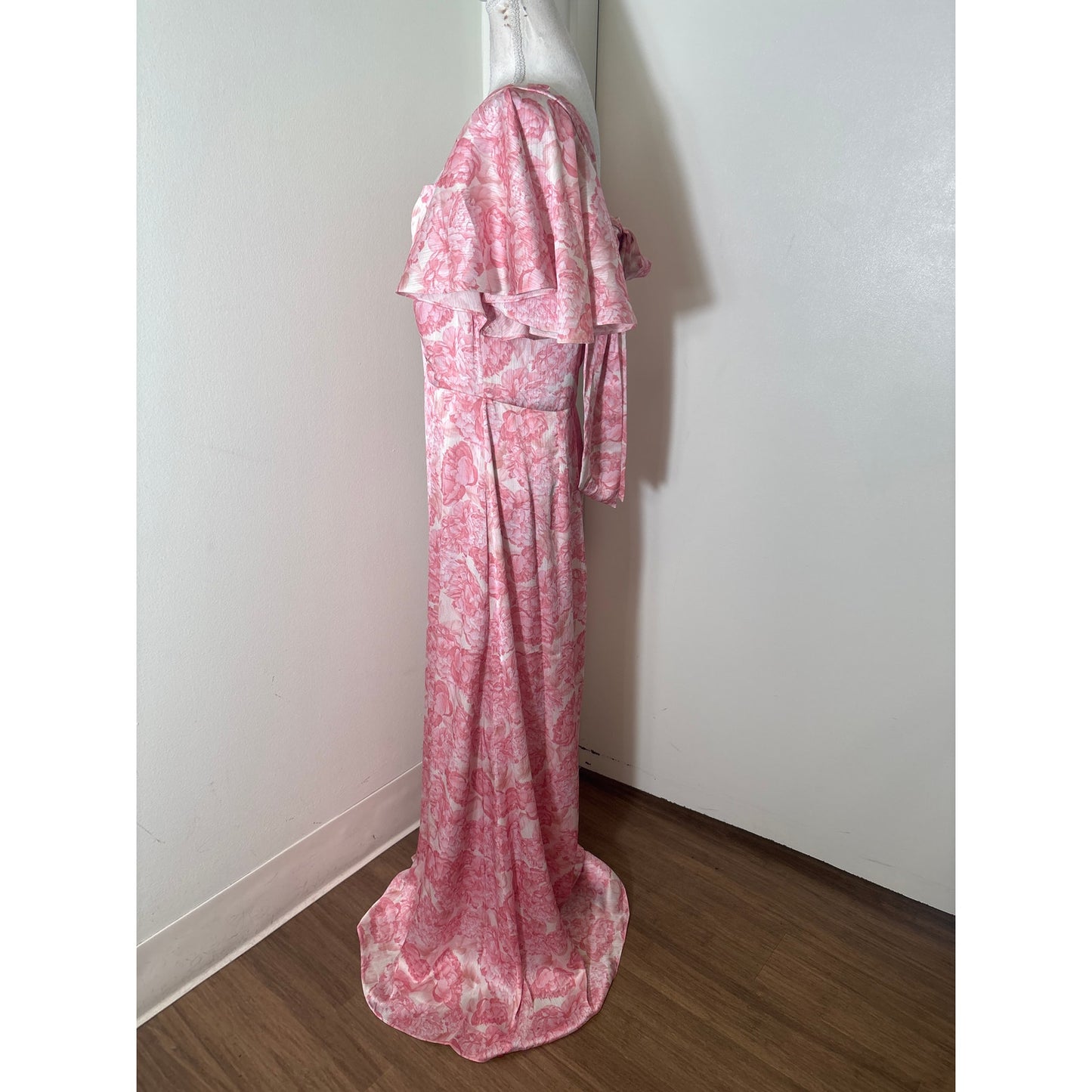 NWT Sachine & Babi Pink "Aurora Gown" Floor Length Dress Sz 10