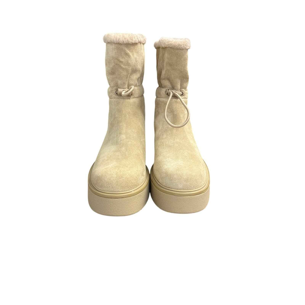 New Vince Tan Suede Water Repellant Boots Sz 9