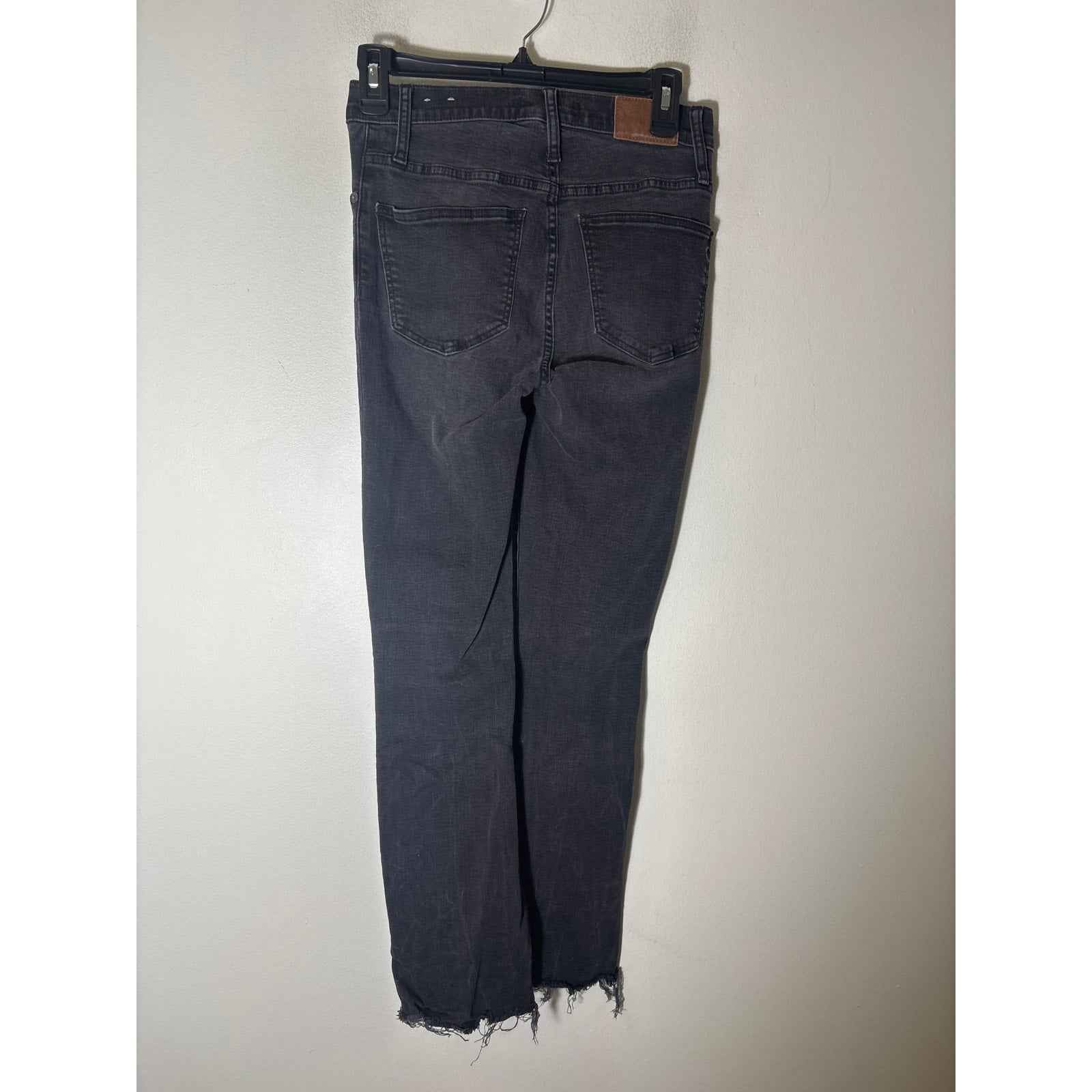 Madewell Black "Cali Demi-Boot" Denim Jeans Sz 25T
