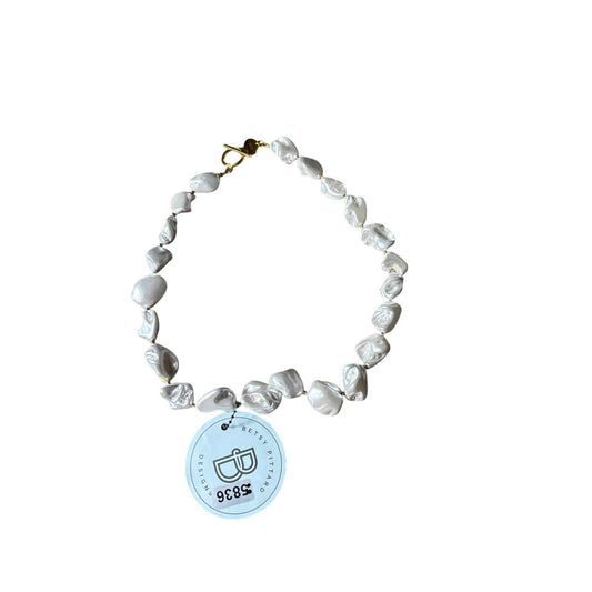 NWT Betsy Pittard Freshwater Pearl Costume Necklace