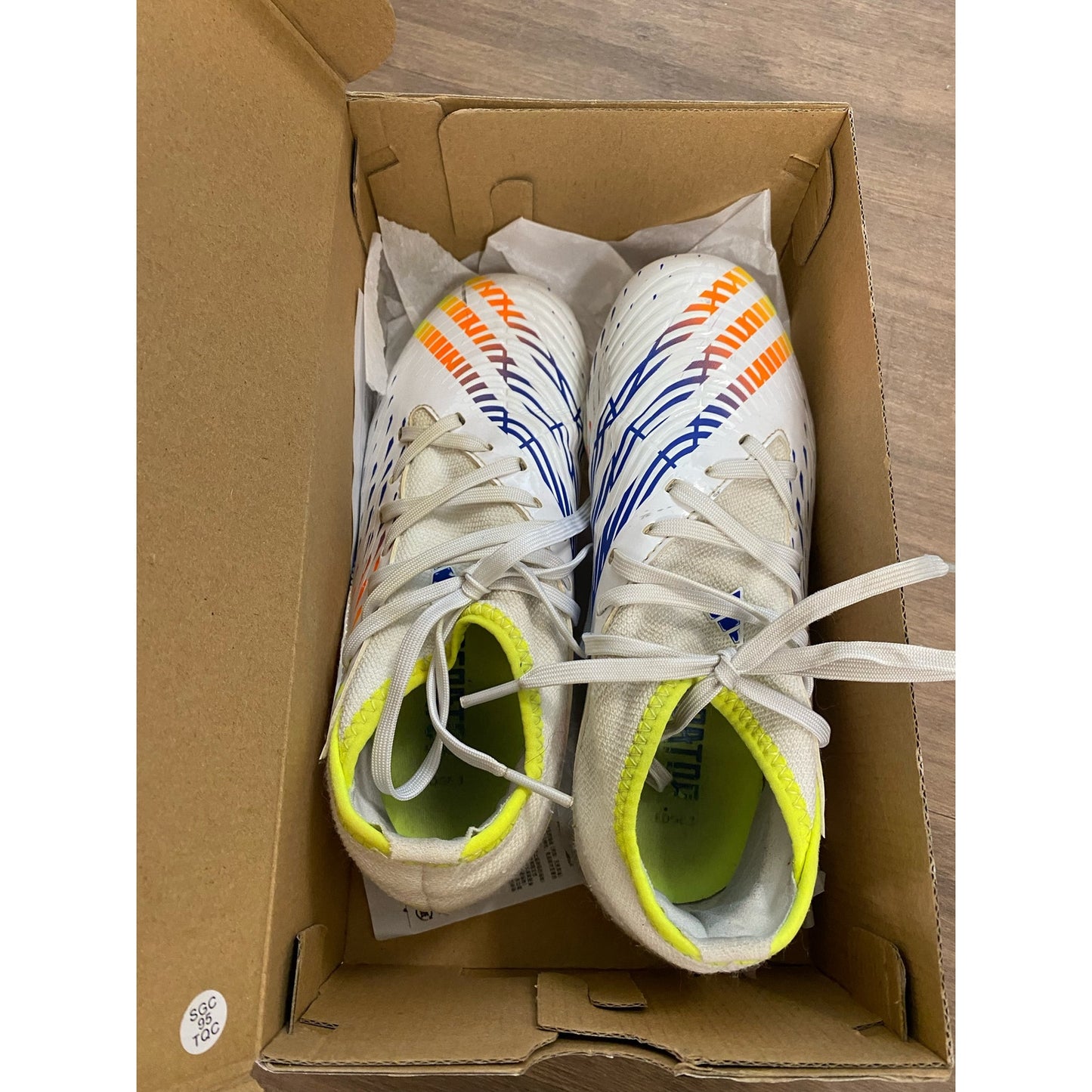 Youth ADIDAS Predator Edge.3 FG J Soccer Cleats size 2.5