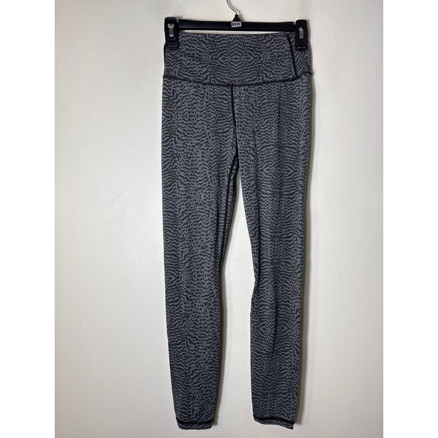 Varley Gray Dark Gray Print Athletic Leggings Sz XS