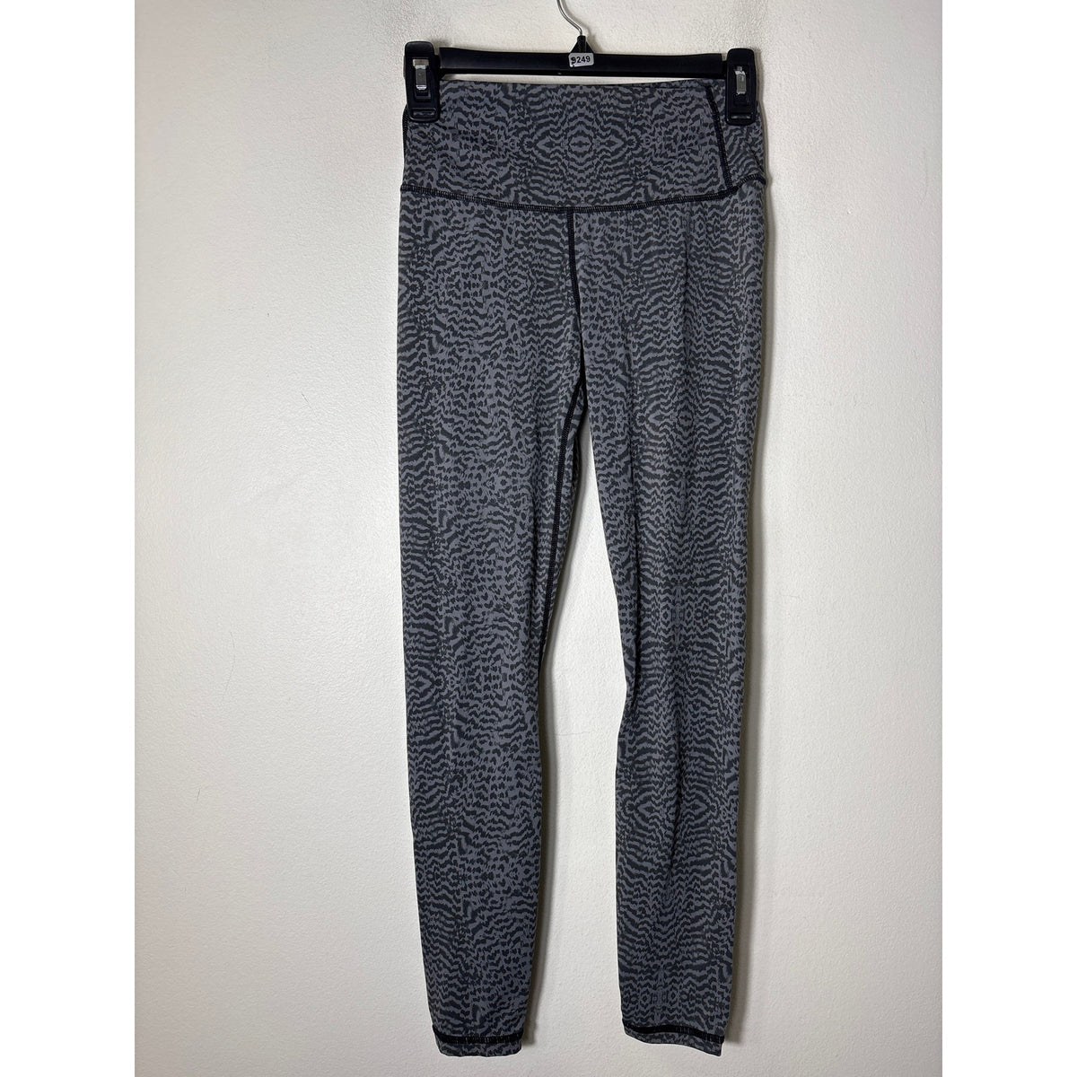 Varley Gray Dark Gray Print Athletic Leggings Sz XS