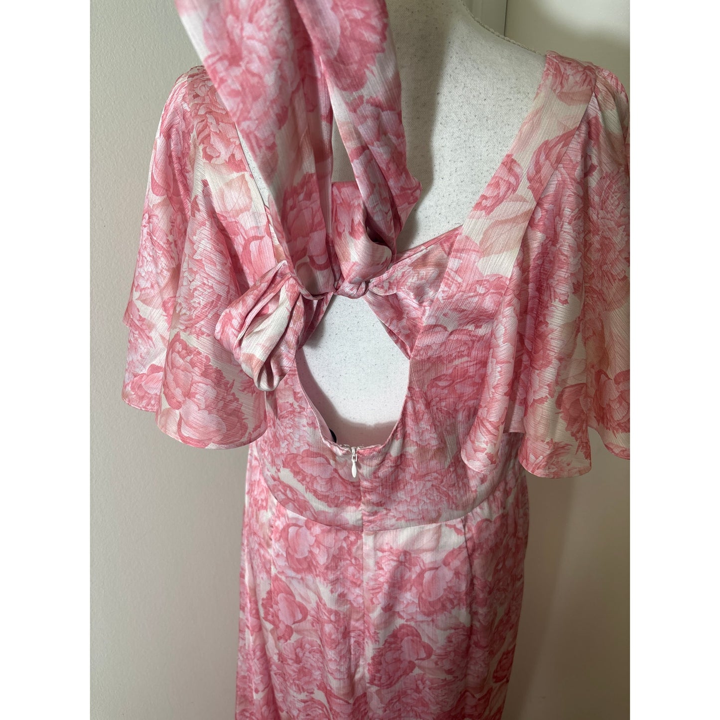 NWT Sachine & Babi Pink "Aurora Gown" Floor Length Dress Sz 10