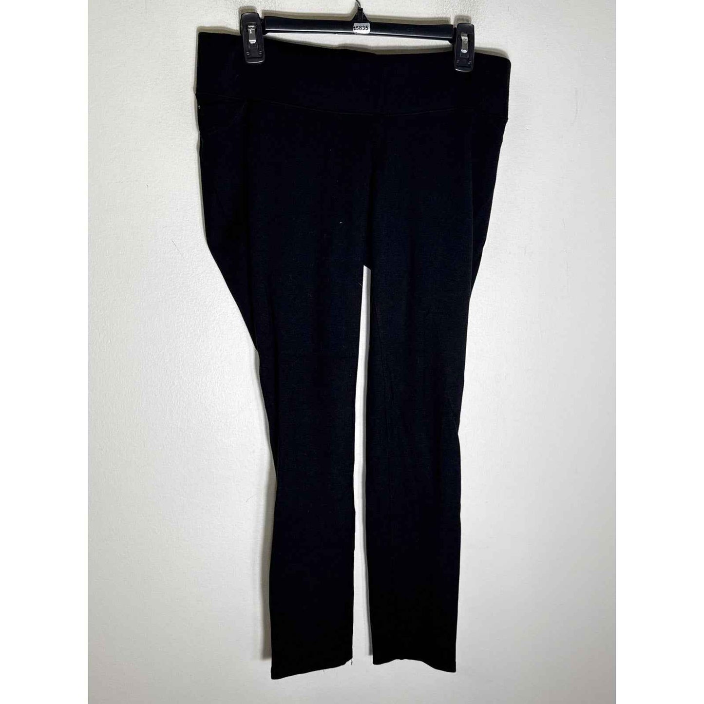 Isabel Maternity Black Pull On Pants sz M