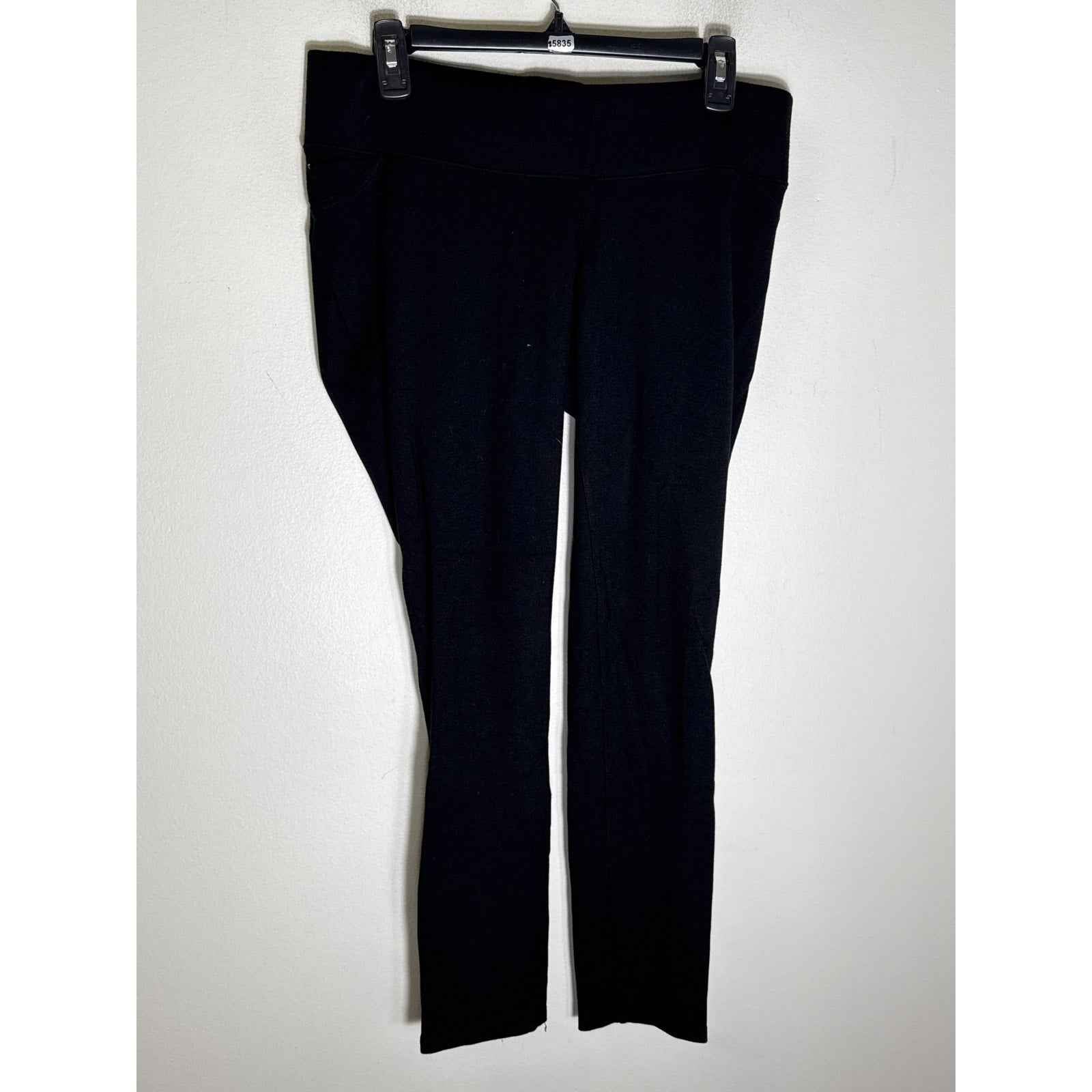Isabel Maternity Black Pull On Pants sz M