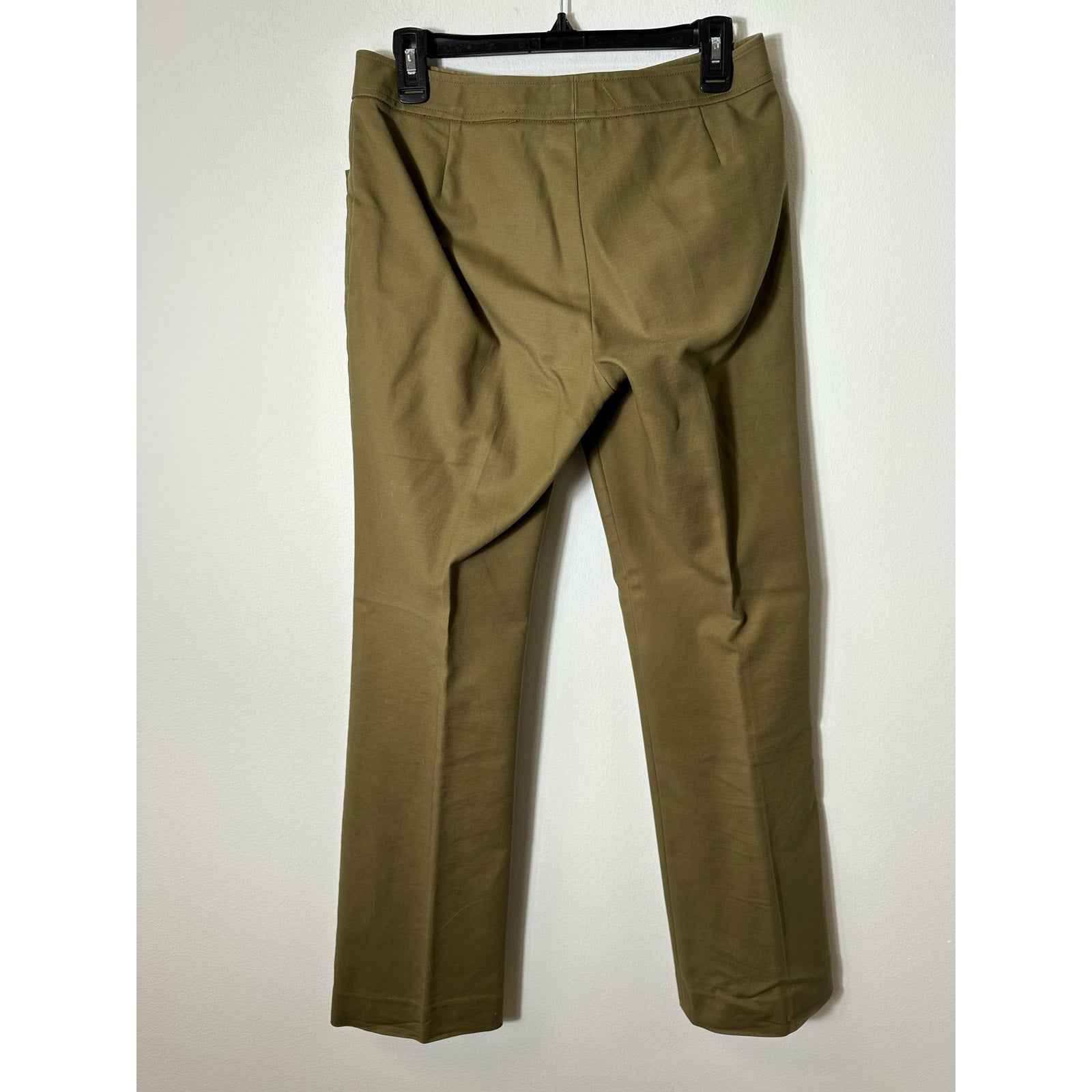 Etcetera Olive Green Flare Leg Pants Sz 4