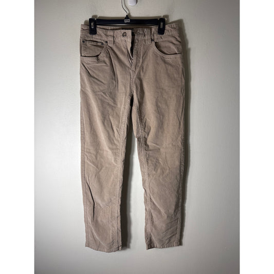 Men's Mountain Khaki Tan Modern Fit Cordoroy's Sz 30x30