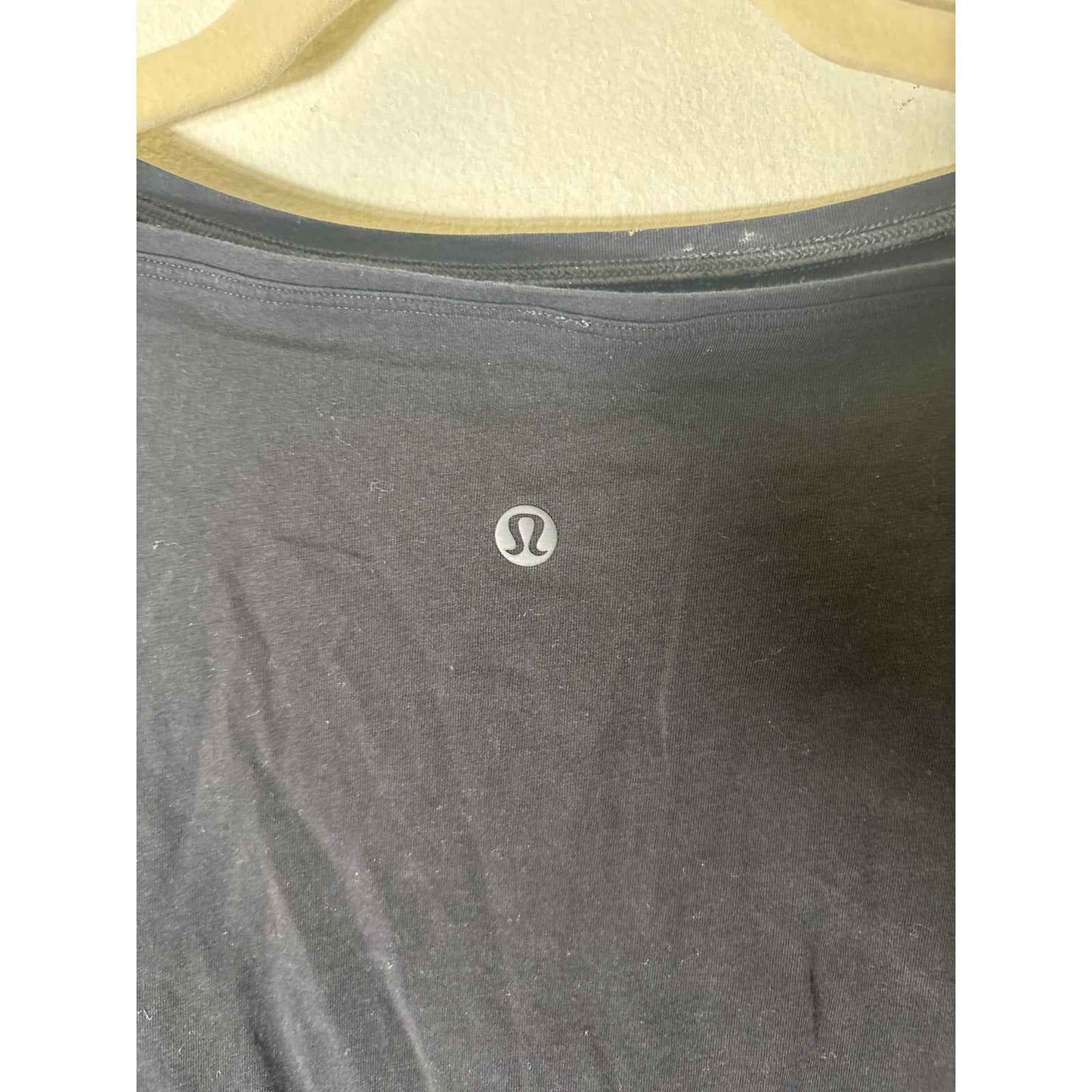 Lululemon Bundle of 2 Black and White Stretchy T-Shirts Sz L