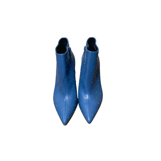 New w/o box Katy Perry blue Studded Booties Sz 6