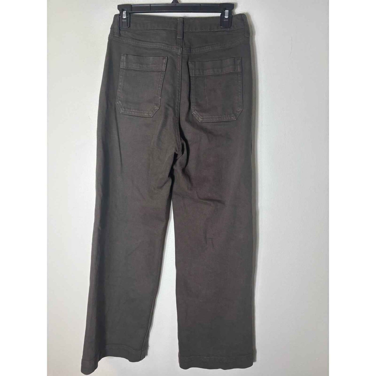 JBD Olive Green Front Pocket Wide Leg Denim Sz 26