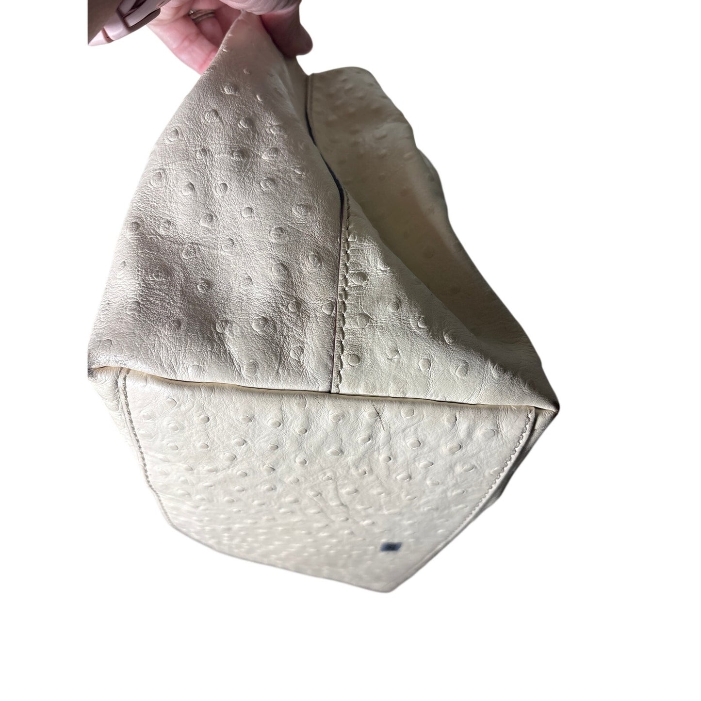 Kate Spade Off White Pebbled Leather Shoulder Bag