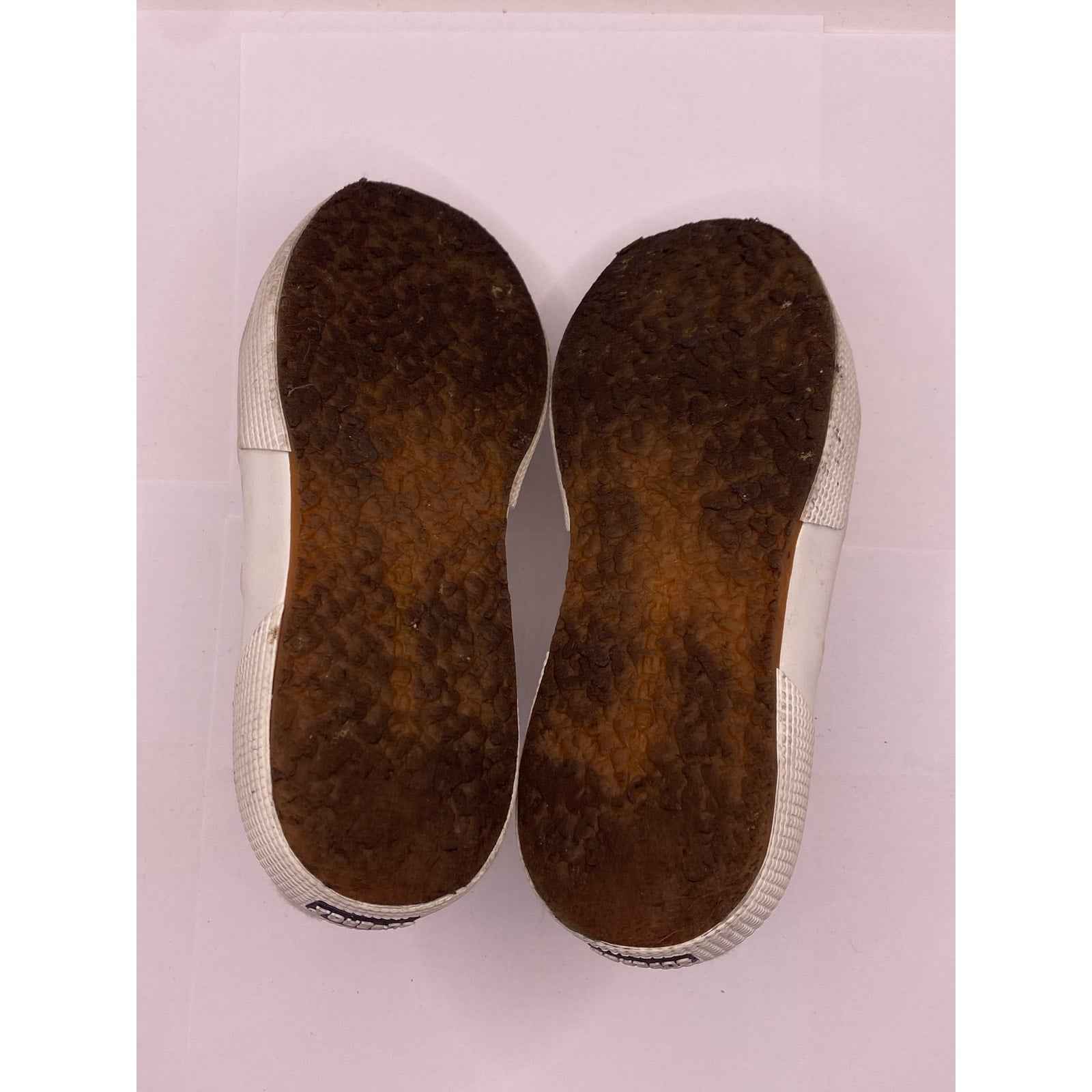 Girls Superga White Tennis Shoes Sz 29