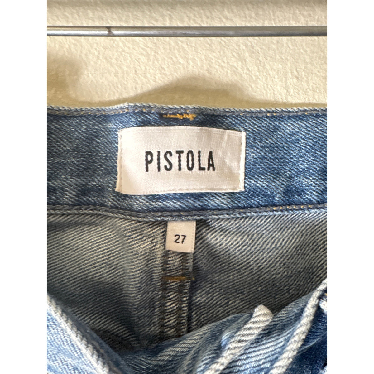 Pistola Savvy Relaxed Fit Button Fly Denim Sz 27