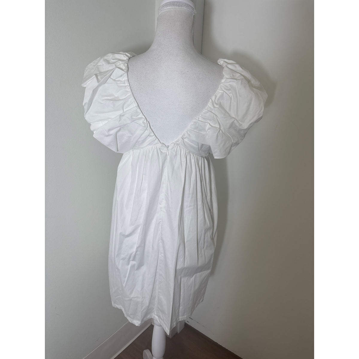 o.p.t. White Cotton Sleeveless Mini Dress Sz XS