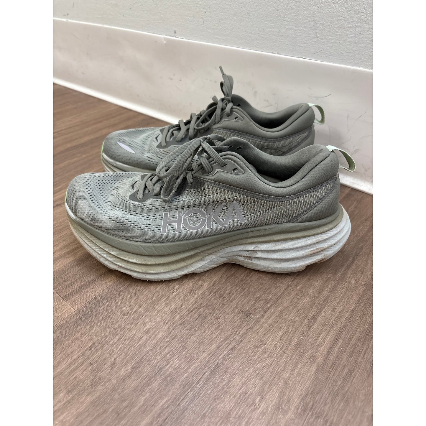 Hoka Sage Green Bondi 8 Sz 9.5