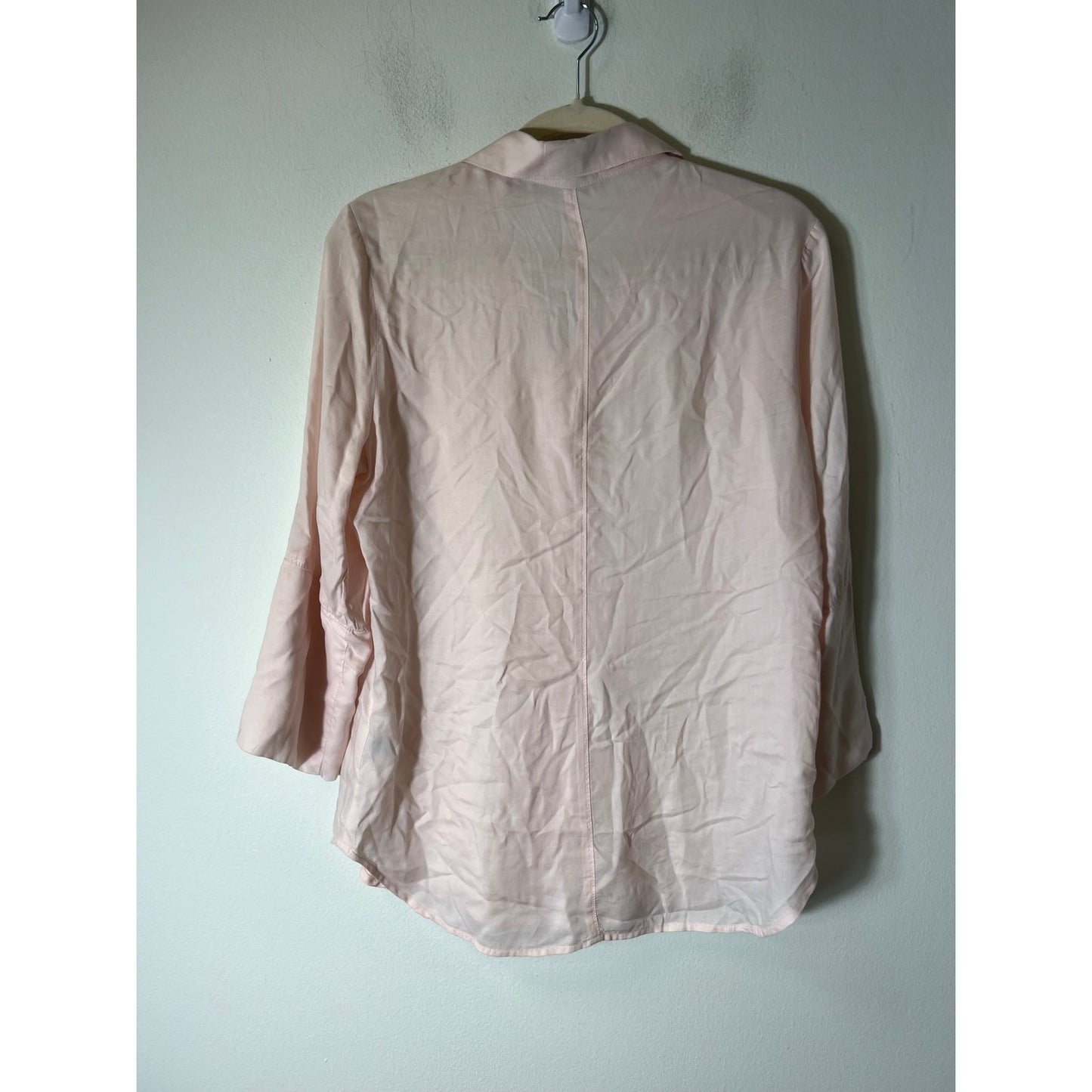 Bella Dahl Pink Long Sleeve Button Down Sz S