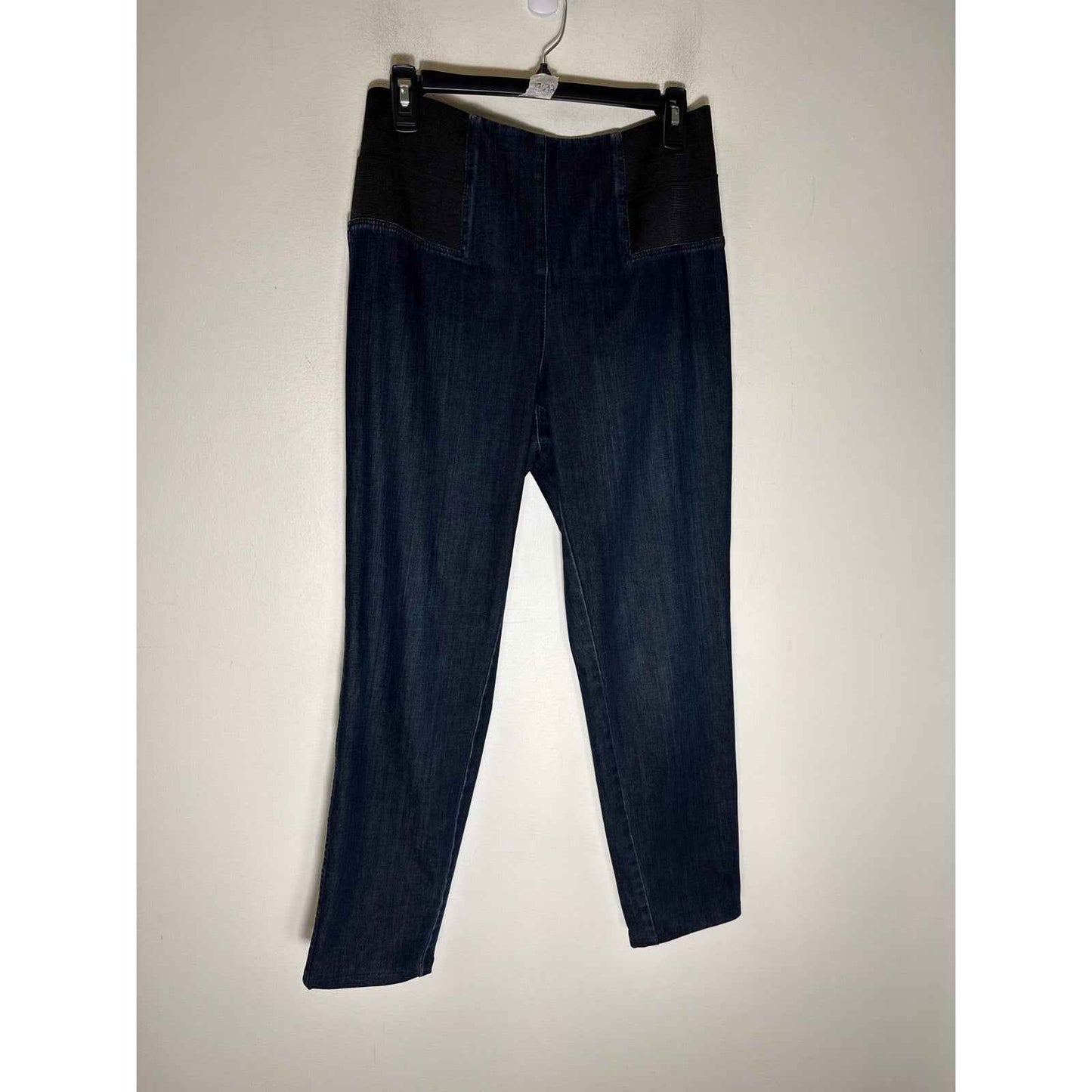 Lafayette 148 Dark Denim Pull On Pants Sz L