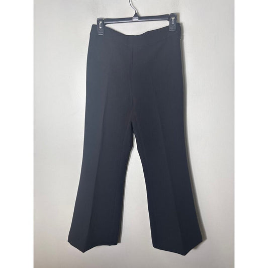 Ann Taylor Black Ankle Pants Side Zip Sz 0P