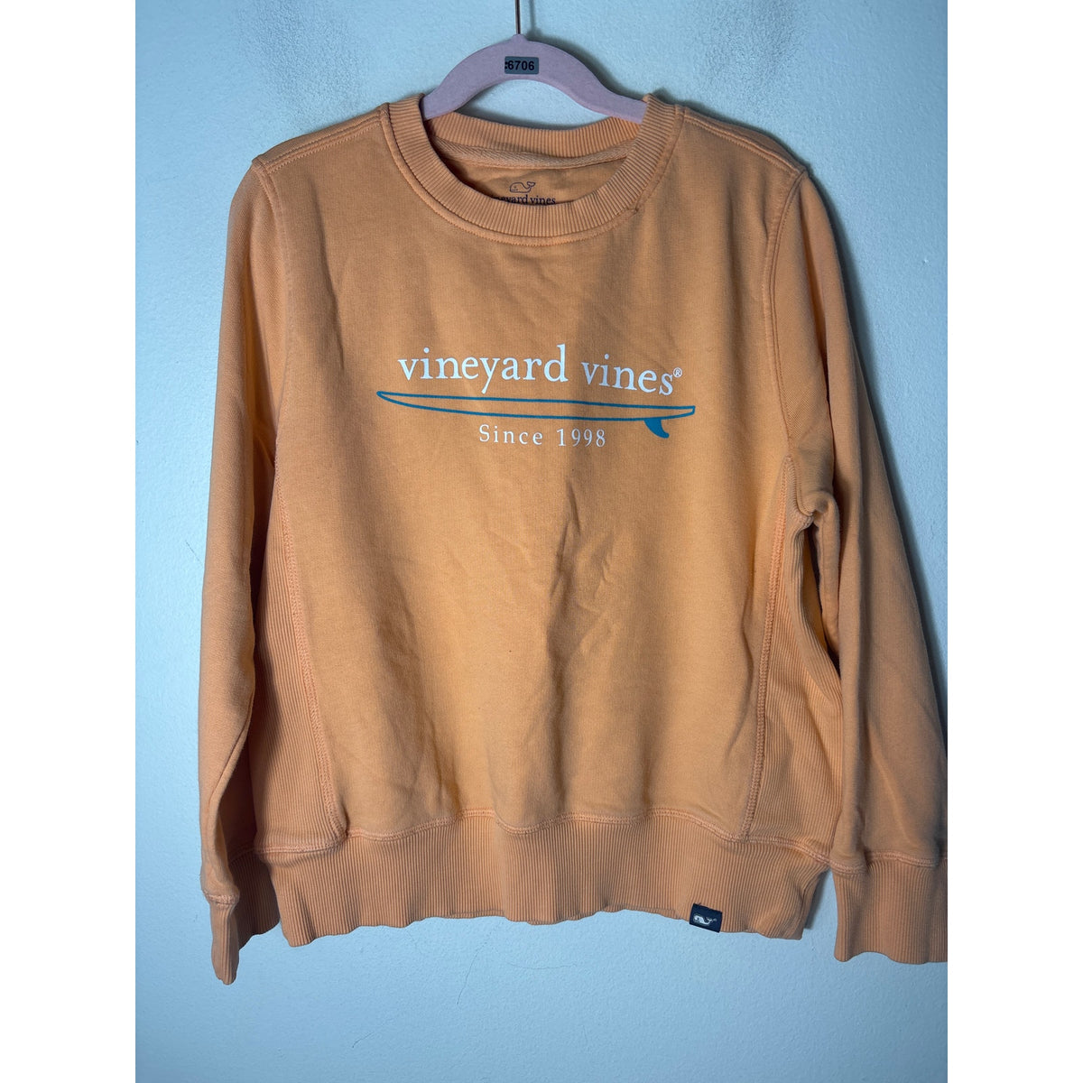 Kids Vineyard Vines Sherbert Surf Sweatshirt Sz 8-10