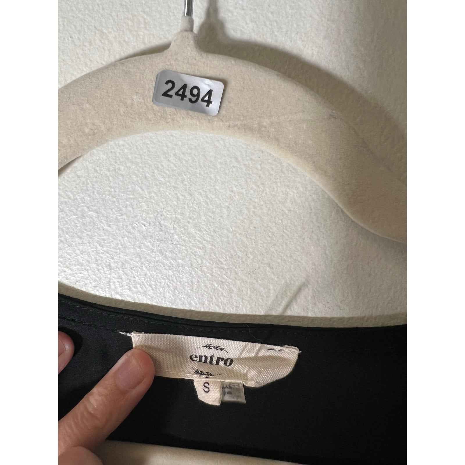 Entro Black Sleeveless Mini Dress Sz S