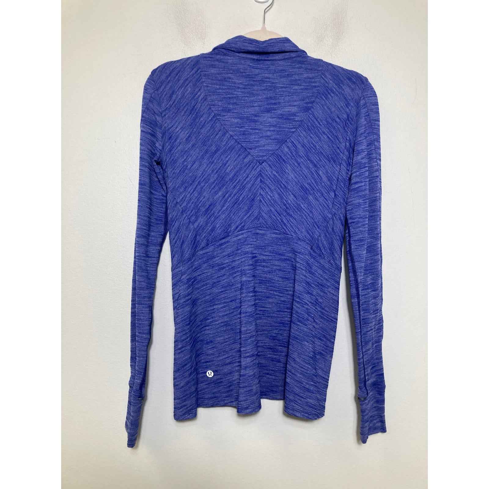 Lululemon Purple Long Sleeve Athletic Quarter Zip Pullover Sz 6