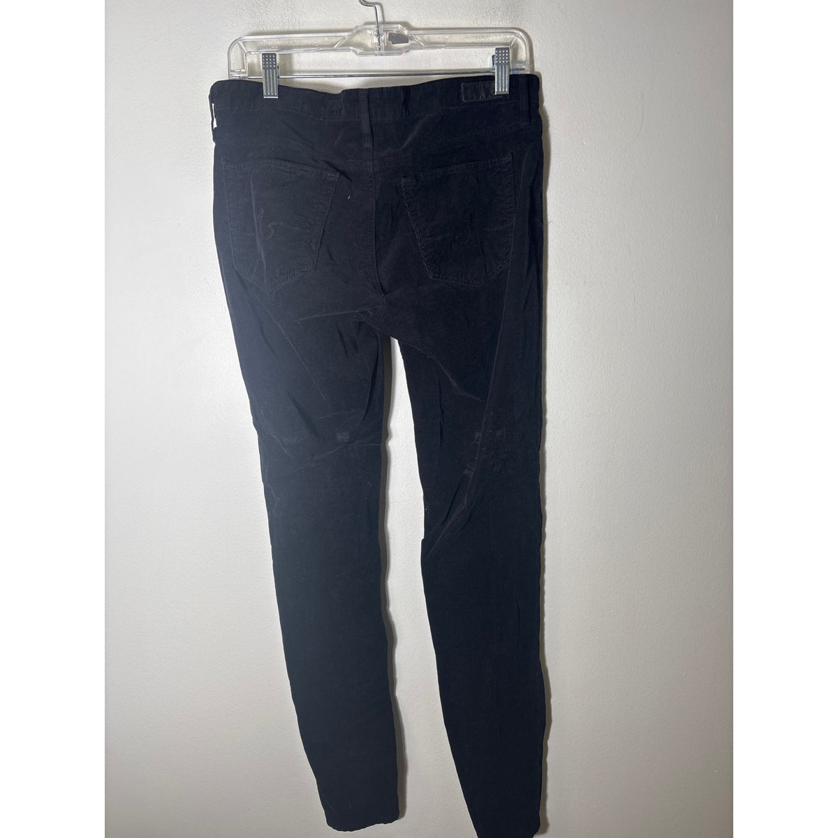 AG the Legging Black Cordoroy Super Skinny Sz 30
