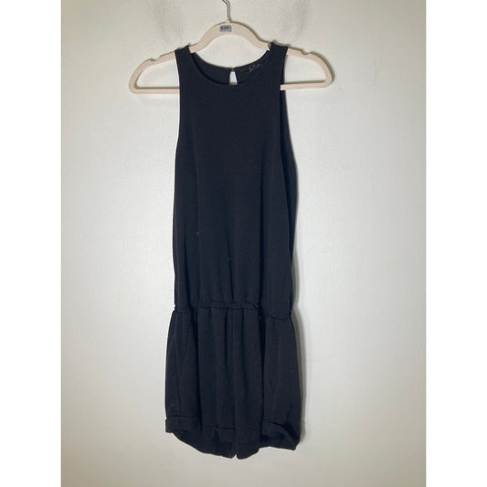 Zoa NY Black Sleeveless Romper Sz s