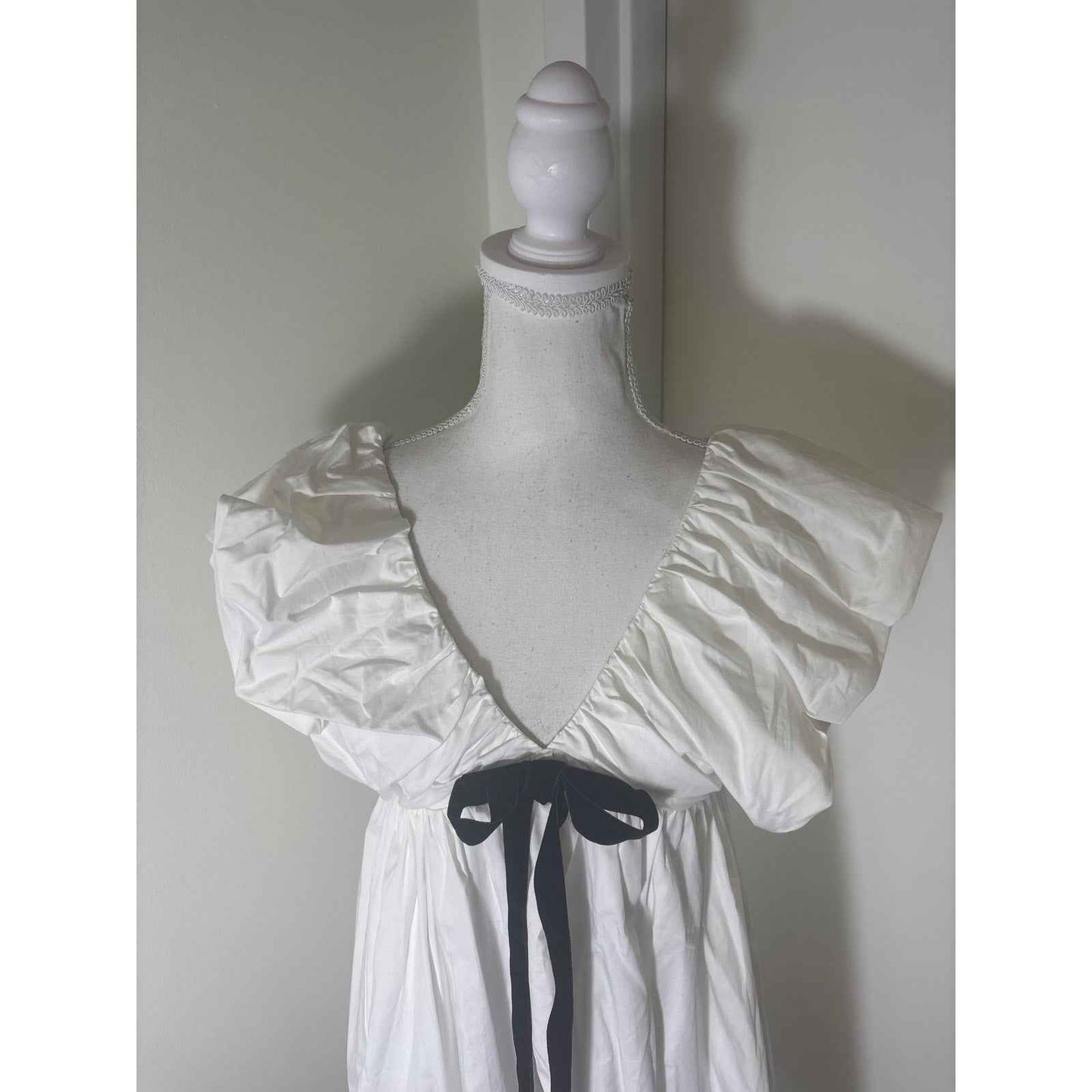 o.p.t. White Cotton Sleeveless Mini Dress Sz XS